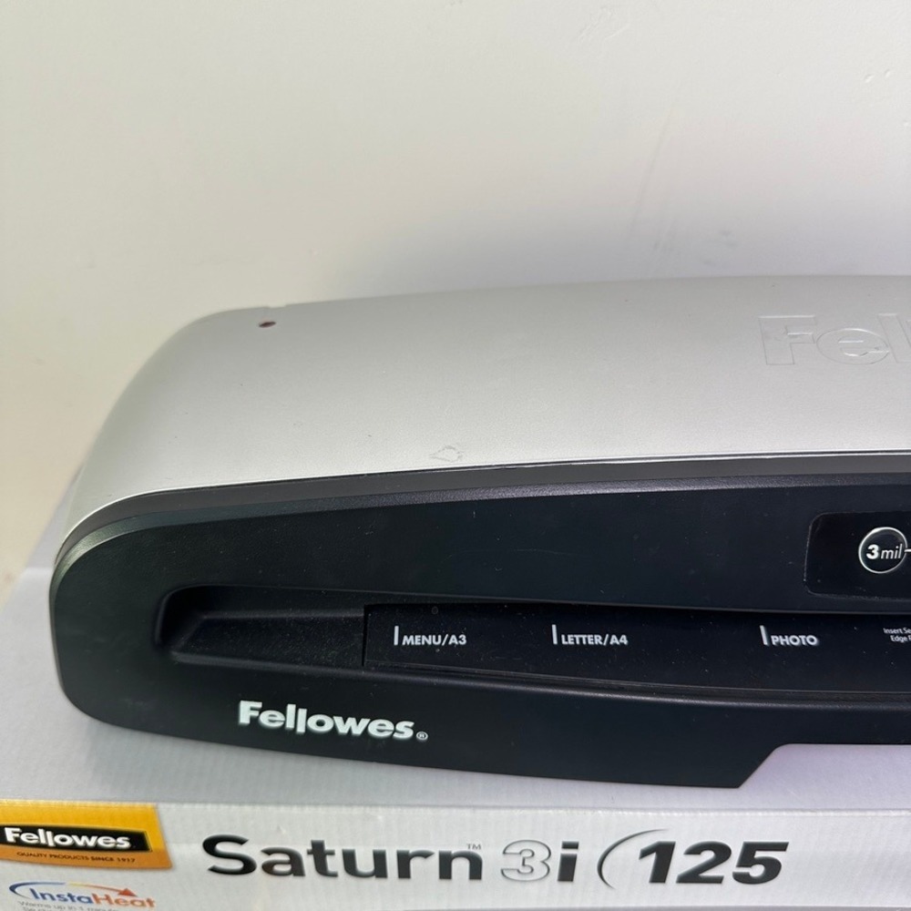 Fellowes Saturn3i 125 Laminator Thermal Home Small Office Jam Free InstaHeat - Picture 3 of 16